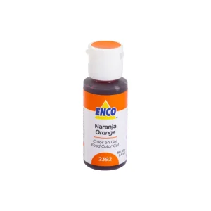Colorante en Gel ENCO Naranja presentación 40g uso profesional