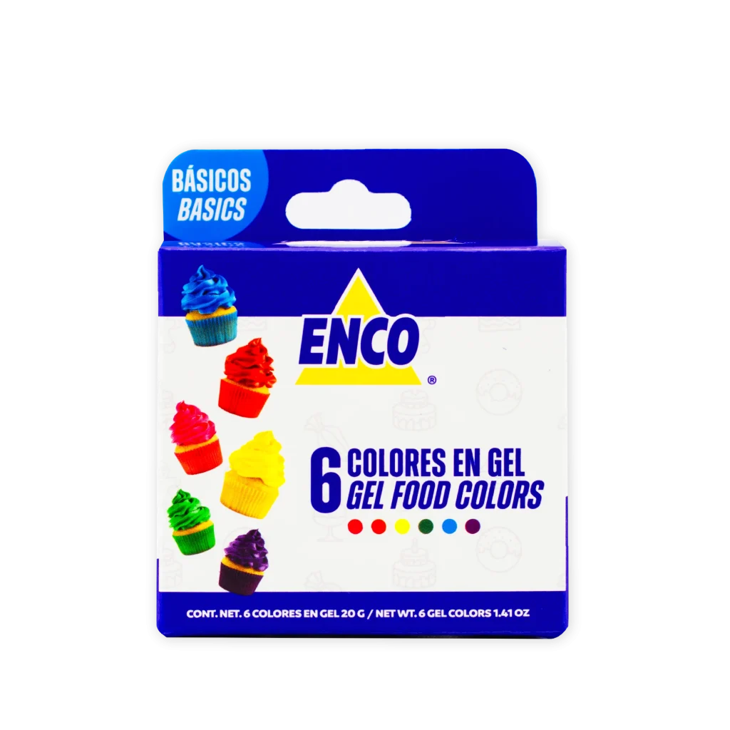Kit Básico Colorantes en Gel 20g ENCO