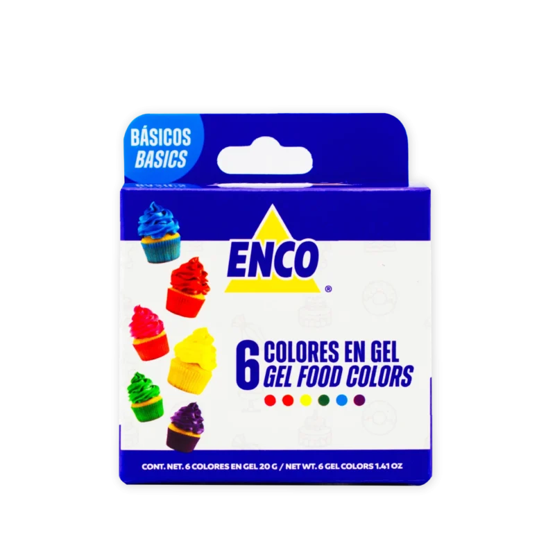 Nuestros Distribuidores 36 Kit Básico Colorantes en Gel 20g ENCO