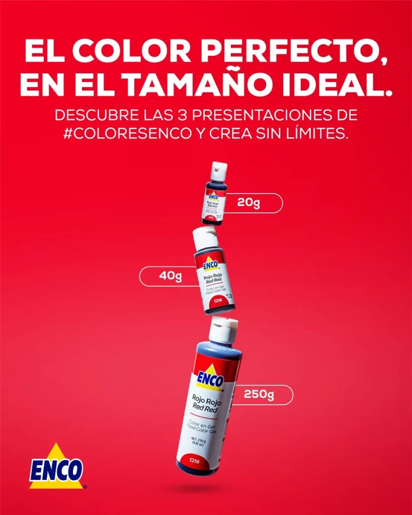 Colorimetría y la industria alimentaria: guía completa para dominar el color en repostería 1 colorimetria industria y la industria alimentaria colorantes ENCO 59 tonos reposteria profesional