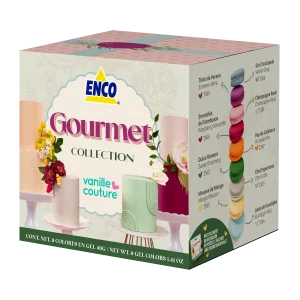Kit Gourmet Collection ENCO 9 colorantes en gel de 40g