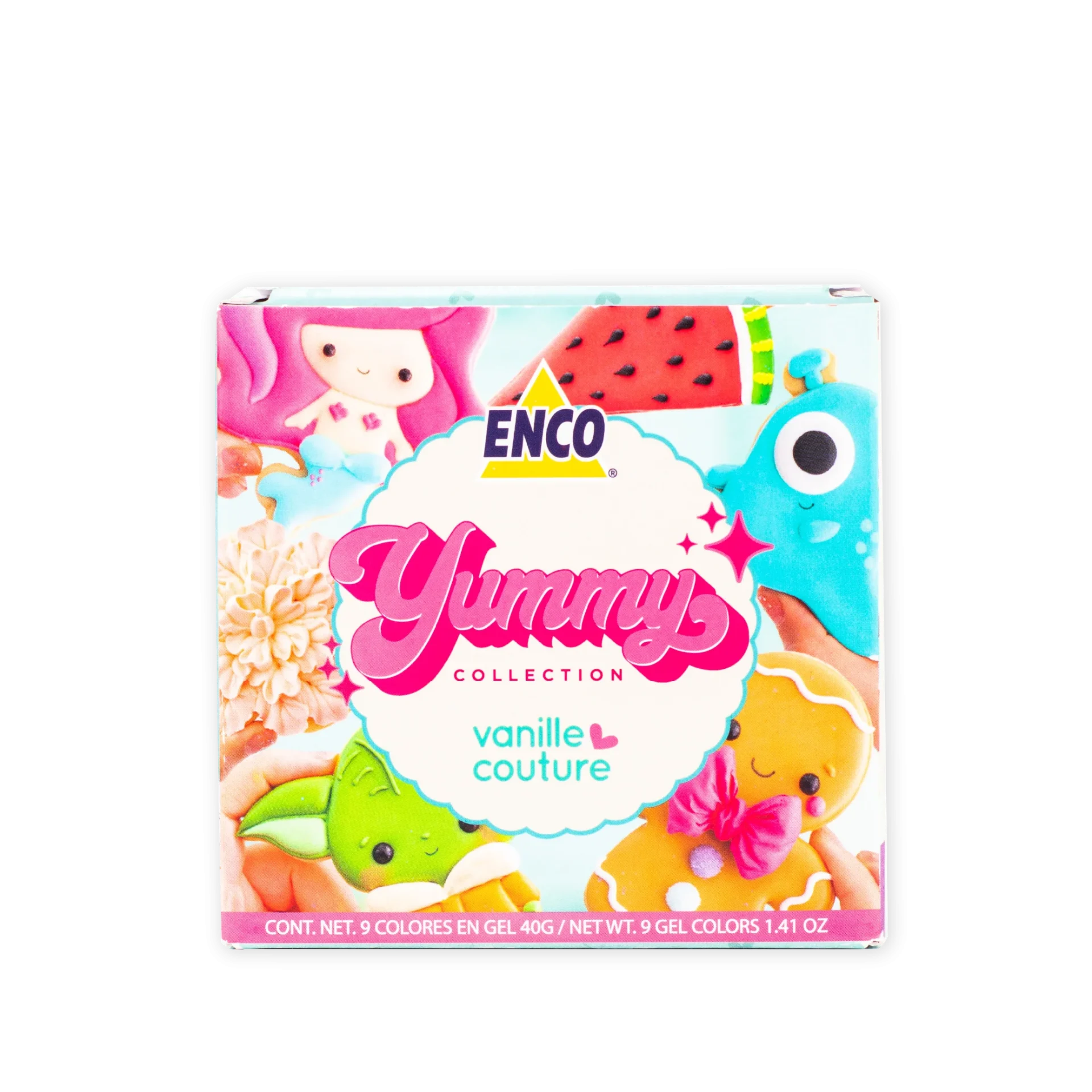 Kit 9 colores en gel Yummy Collection 40gr