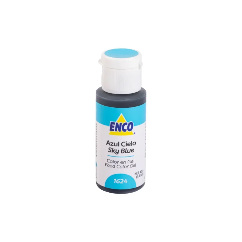 Colorante en Gel ENCO Azul Cielo presentación 40g para repostería