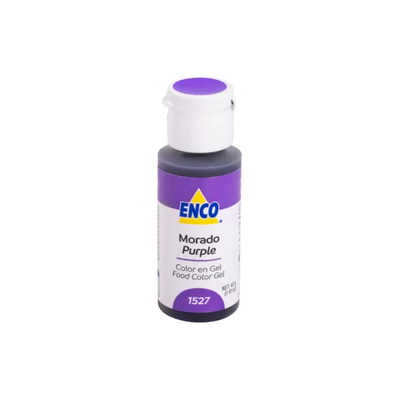 Colorante en Gel ENCO Morado presentación 40g uso profesional
