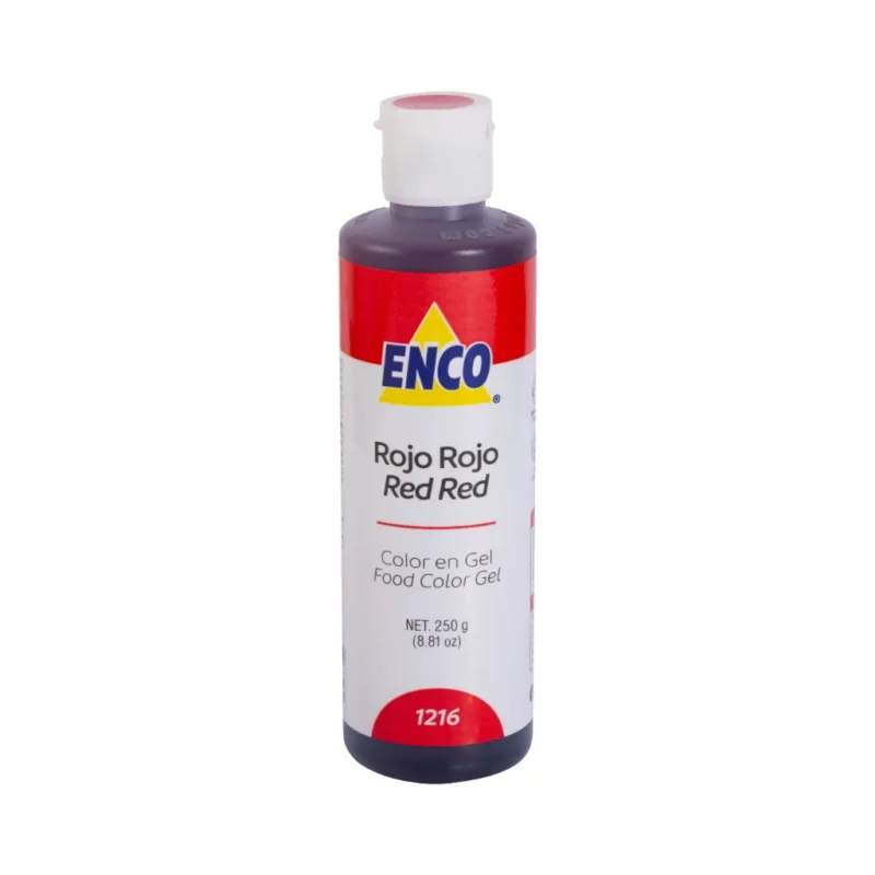 Colorante en Gel ENCO Rojo Rojo presentación 250g B2B