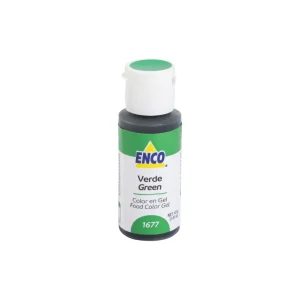 Colorante en Gel ENCO Verde presentación 40g para repostería