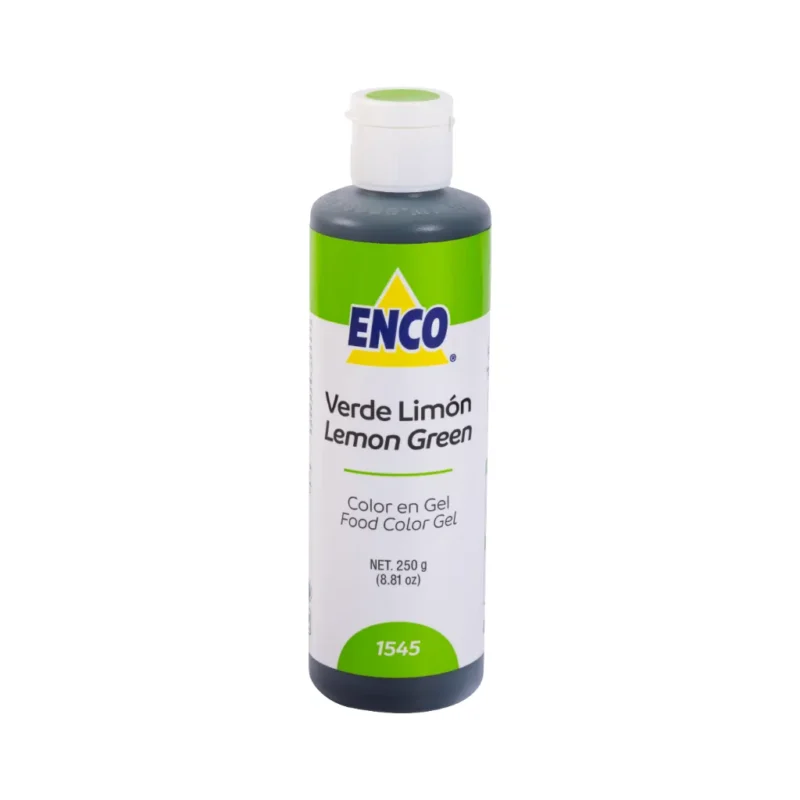 Colorante en Gel ENCO Verde Limón presentación 250g B2B
