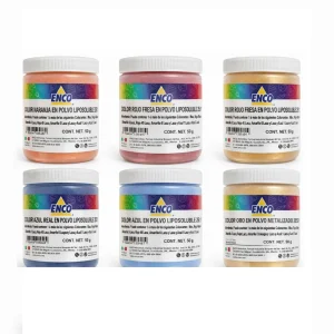 Colorantes para chocolate ENCO liposolubles presentación 50g