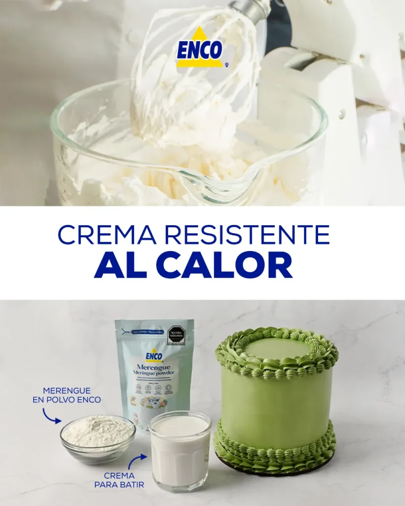 como estabilizar crema chantilly con merengue en polvo ENCO