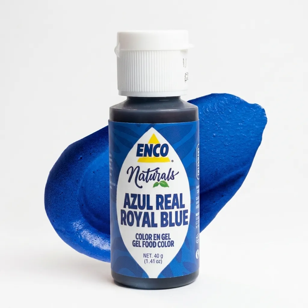 Colorante Azul Real Natural en Gel ENCO 40g (Colección Naturals) 1 Colorante Azul Real Natural en Gel ENCO