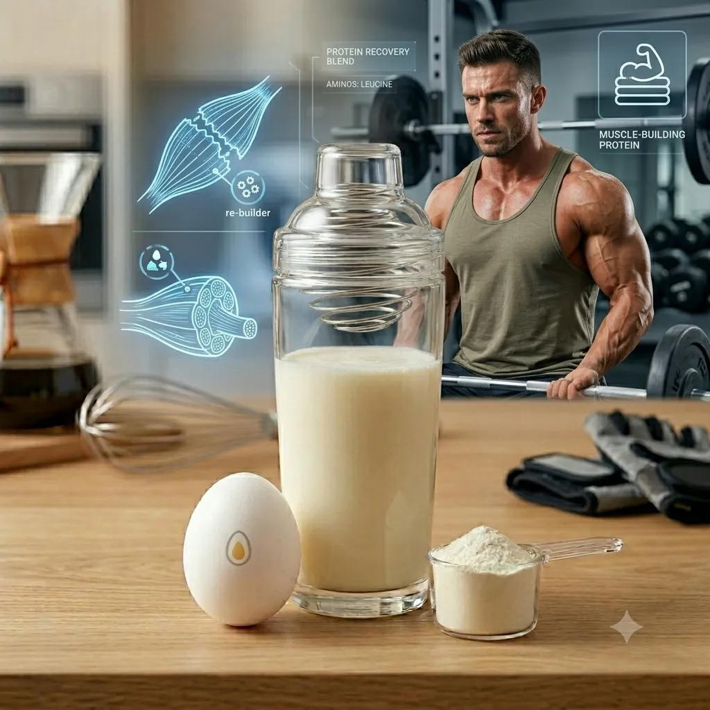 Albúmina de huevo: El súper ingrediente que transforma tu cocina, tu entrenamiento y tu salud 2 albumina de huevo para tus musculos