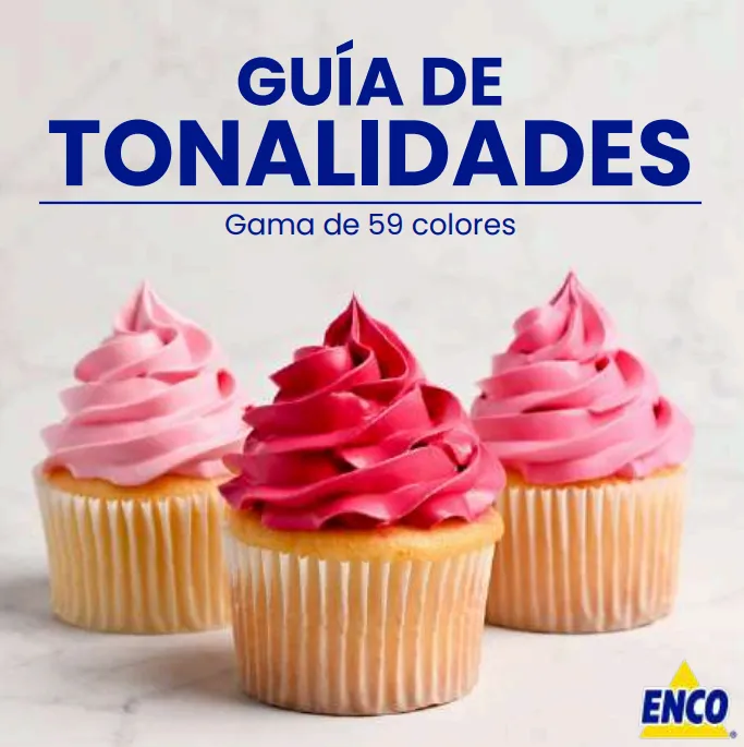 Dale Vida a tus Postres: Descubre el Mundo de los Colores en Gel ENCO 6 descarga guia de tonalidades enco 1